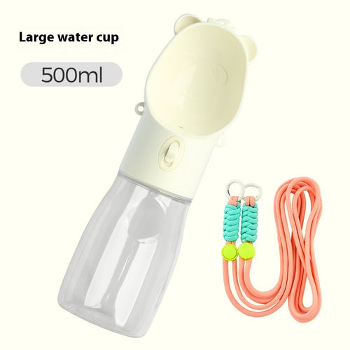 2-in-1 Portable Dog Water Bottle
