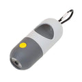 BarkMiles gray and white LED dog waste bag dispenser